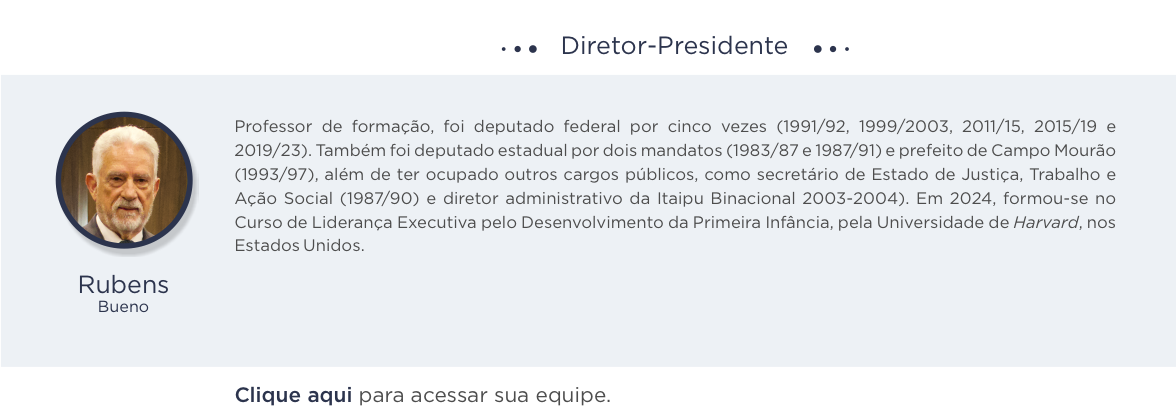 Rubens Bueno - Diretor-Presidente da Agepar