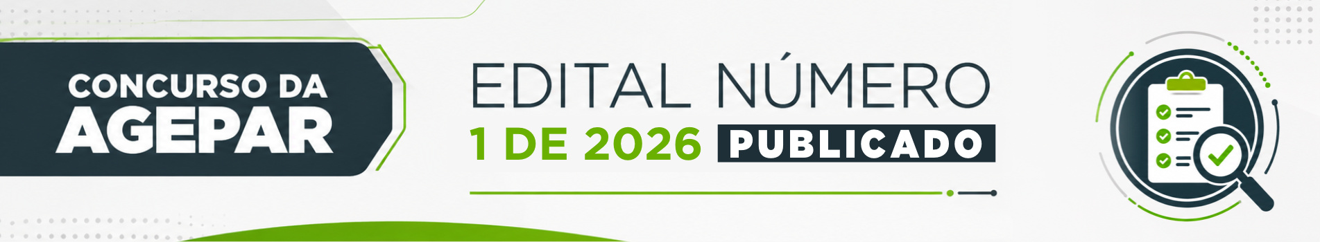 Banner Concurso da Agepar 2026